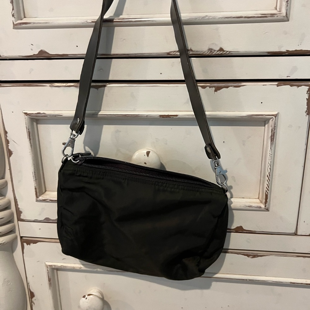 Prada Dark Nylon Crossbody Bag - Picture 2 of 2